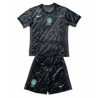 Dječji Nogometni Dres Brazil Golmanski Gostujuci Copa America 2024 Kratak Rukav (+ Kratke hlače)